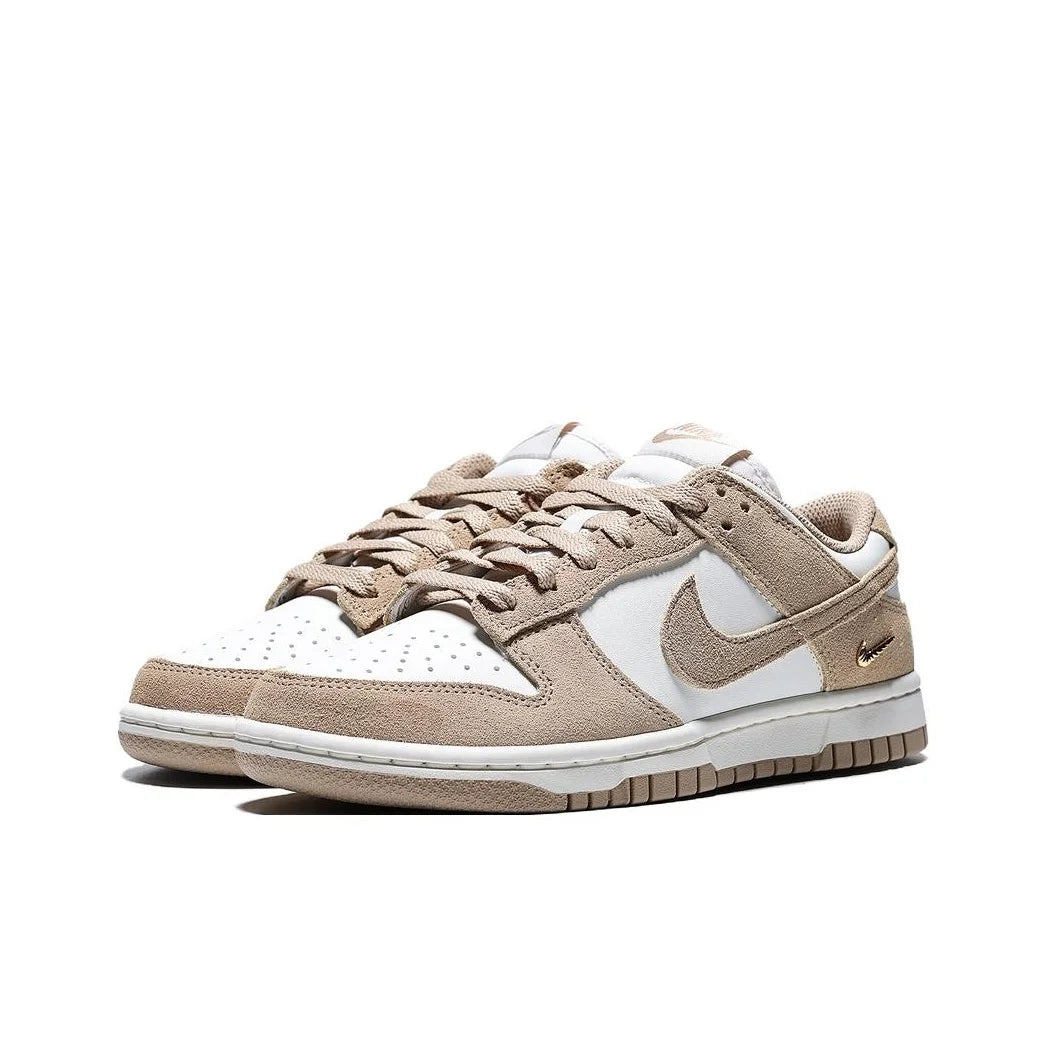 Nike Dunk Low top Skateboard Shoes Women's White Umber IO4244-101