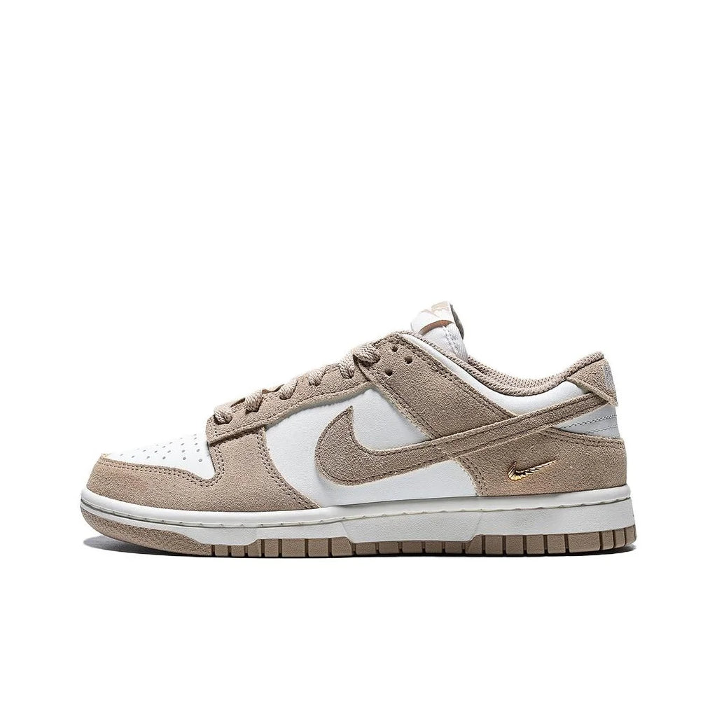 Nike Dunk Low top Skateboard Shoes Women's White Umber IO4244-101